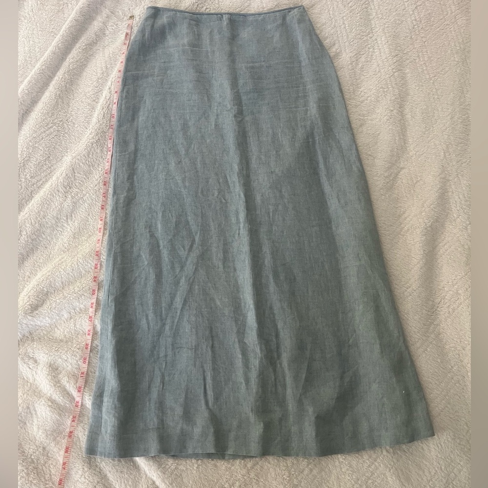 J. Crew Light Blue Women's Midi Skirt